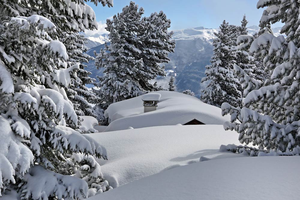 Schneepracht in Ried im Zillertal