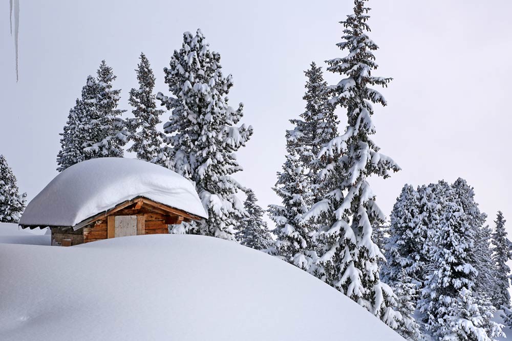 Skifahrer in Kaltenbach